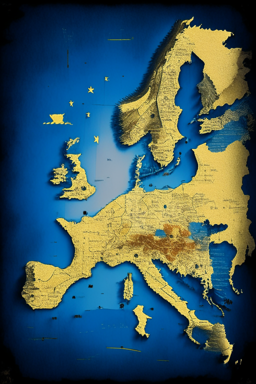 map of the EU