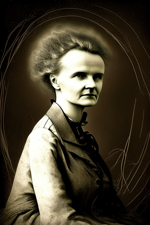 Marie curie beautiful with physics