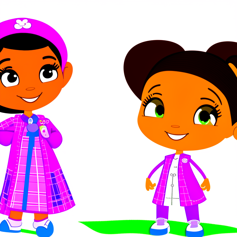 "Doc McStuffins," an animated series on Disney Junior, features cute and medical-themed characters that would be perfect for a cartoon background with a healthcare or educational theme.