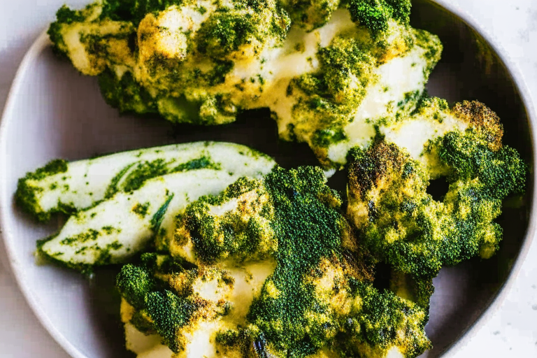 Air Fryer Cauliflower Steaks with Chimichurri Sauce, a delicious and healthy meal that's easy to make in the air fryer Cauliflower Steaks in the Air Fryer with Chimichurri Sauce, a flavorful and satisfying dish that's perfect for any occasion