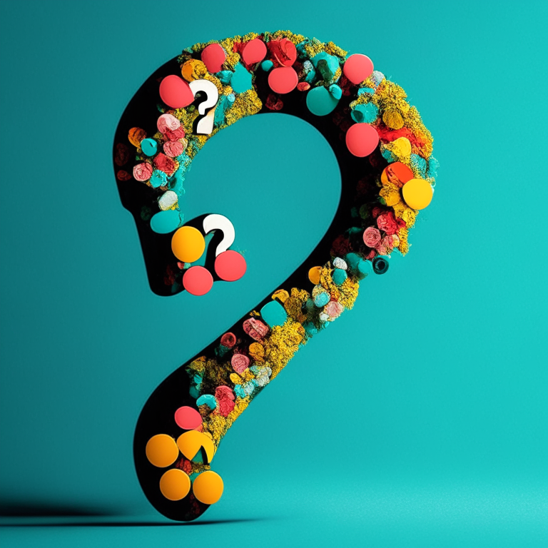 Make a bunch with the question mark