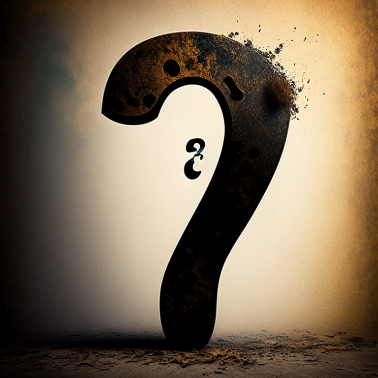 Make a with the question mark