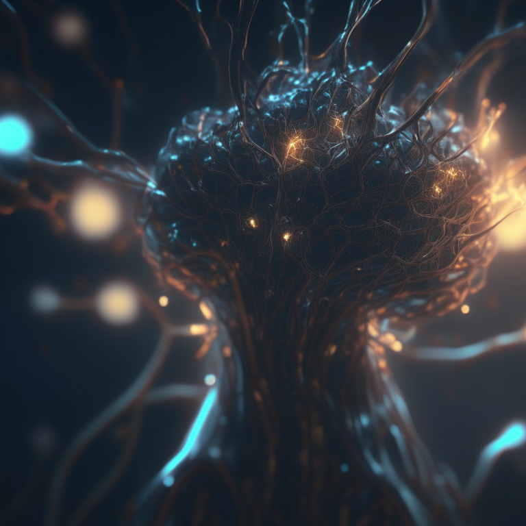 the neural network draws itself,unreal engine, octane render, trending on artstation, highly detailed, studio lighting, professional