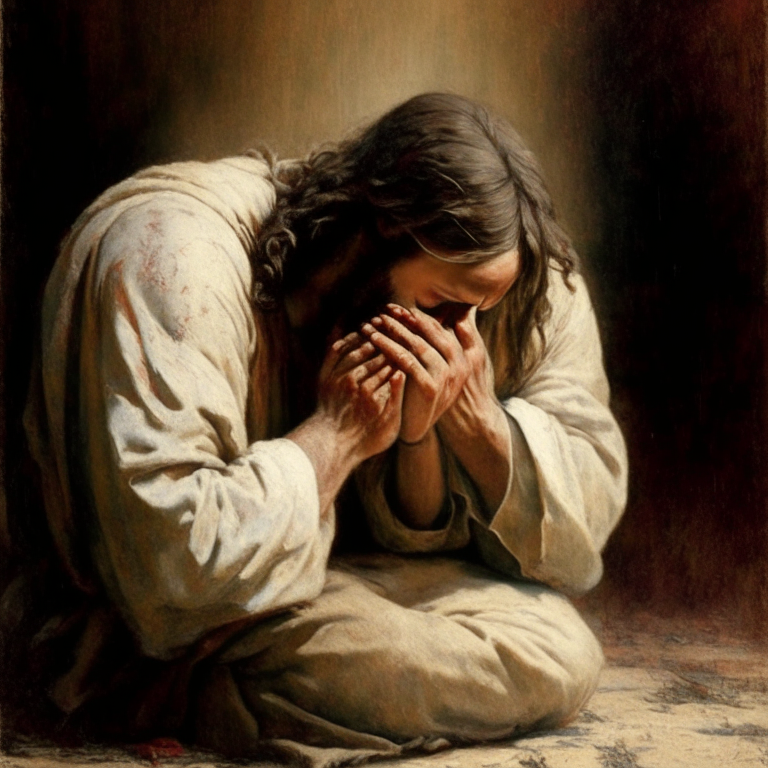 "jesus is praying"