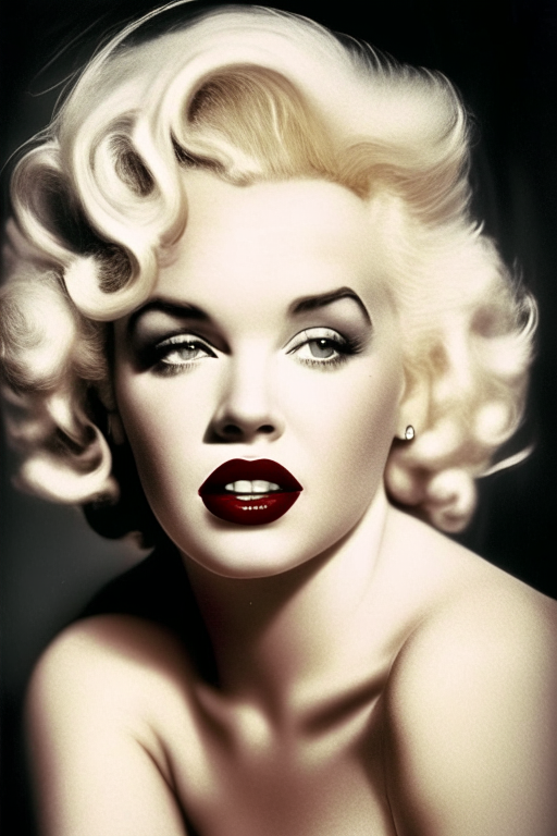 Marilyn Monroe look straight at the camera