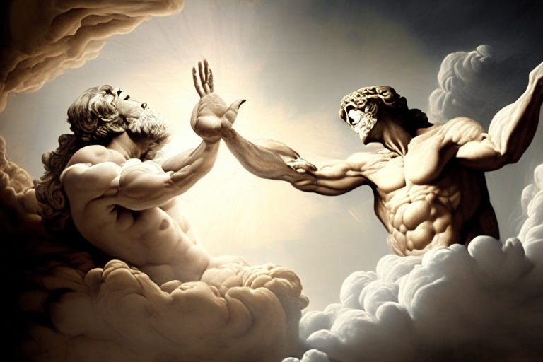 The creation of man