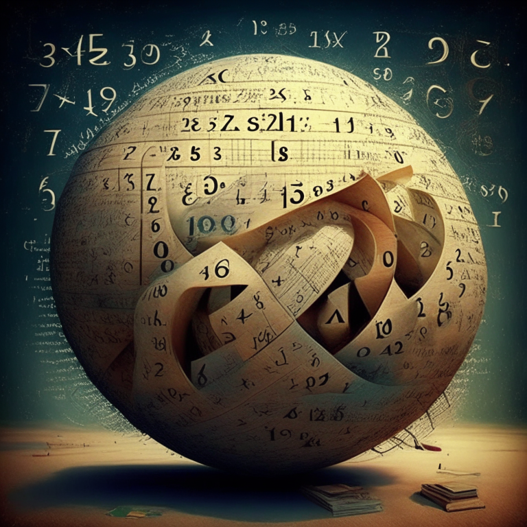 a mathmatical world that is filled with so many equations
