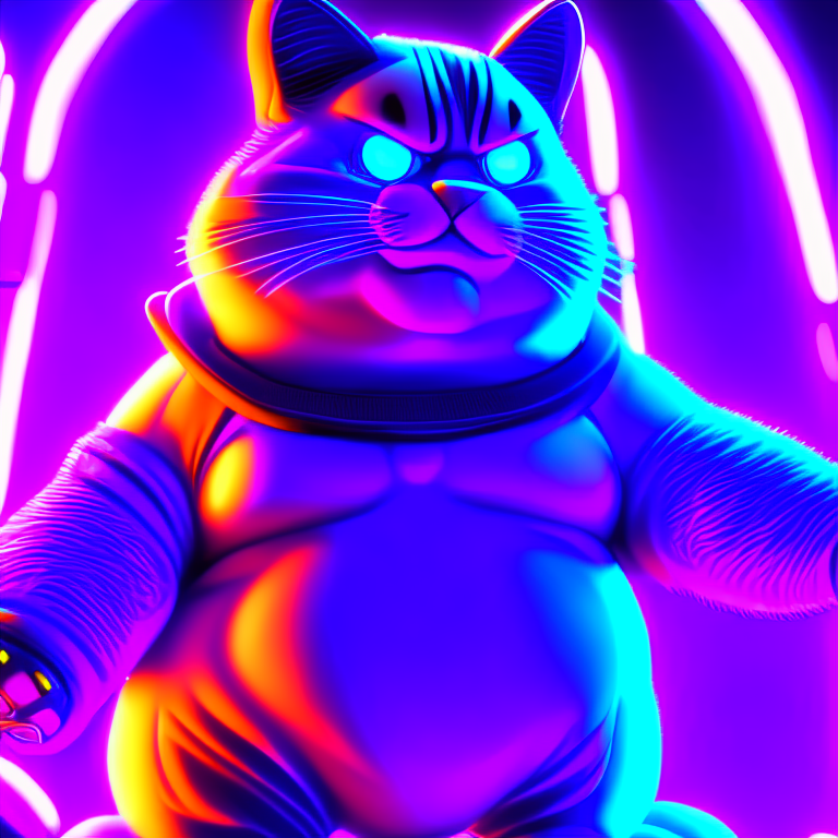 “Create a Garfield cartoon with a camera in an epic multiverse 8k neon dark room psychedelic futuristic cyberpunk city warrior camera butterflies oil glow style 1600s year 4000 exquisite detail huge lighting masterpiece 3d masterpiece 8k octane rendering, ray tracing, mixer, hyper detail”