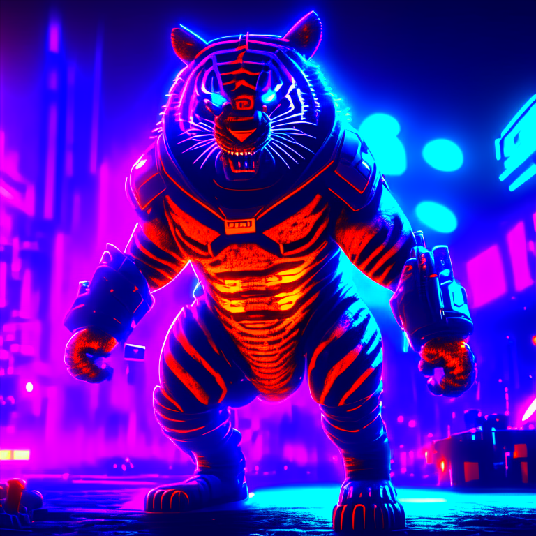 “Create a Tigger cartoon with a camera in an epic multiverse 8k neon dark room psychedelic futuristic cyberpunk city warrior camera butterflies oil glow style 1600s year 4000 exquisite detail huge lighting masterpiece 3d masterpiece 8k octane rendering, ray tracing, mixer, hyper detail”