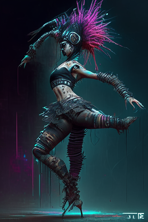 ciberpunk dancer