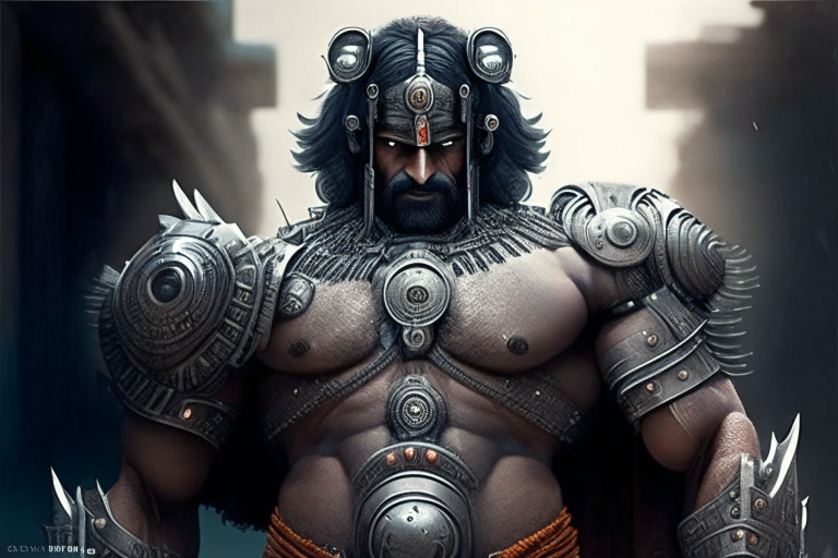 Diseña a Bahubali robotico