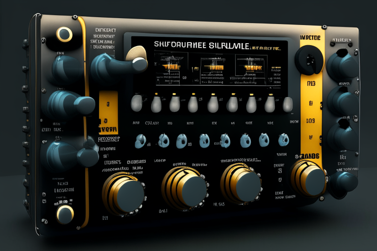 softube compressor vst interface in style of maschine controller