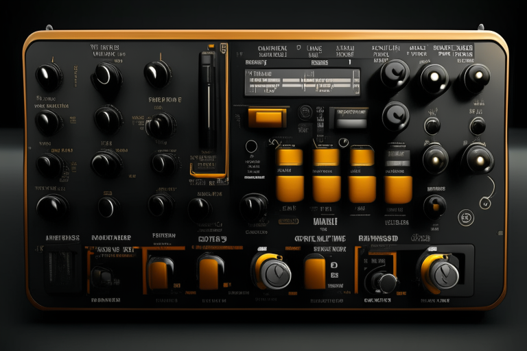 compressor vst interface in style of maschine controller