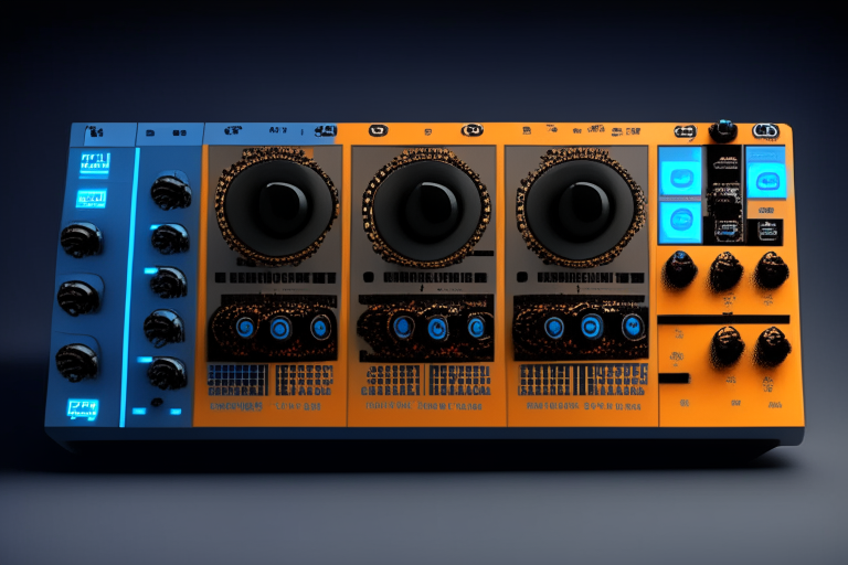 3osc synth vst interface in style of maschine controller worst decision