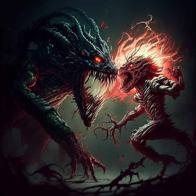 Demogorgon vs zombie