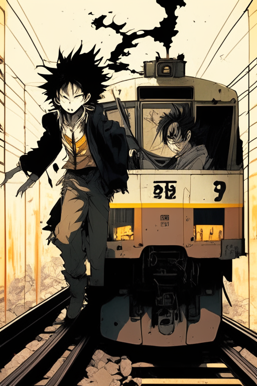 Tenshiran AND Chaos Taking Train