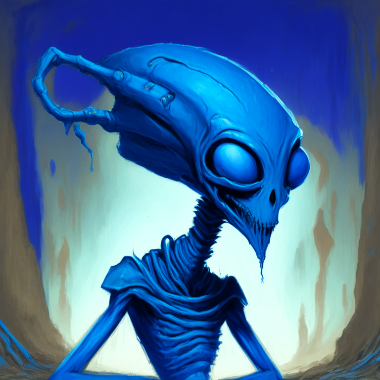 ALIEN WITHOUT HEAD