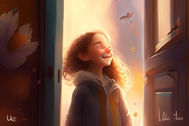 Inspired by her words, Léa embarks on an inner journey. She discovers the power of gratitude by enjoying the little moments of joy that remain to her.