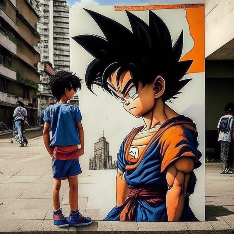 Goku (kid) In São Paulo, Brazil