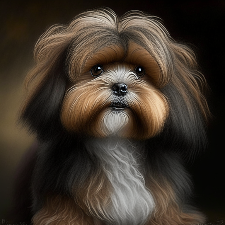 Chocho mi perro peludo
