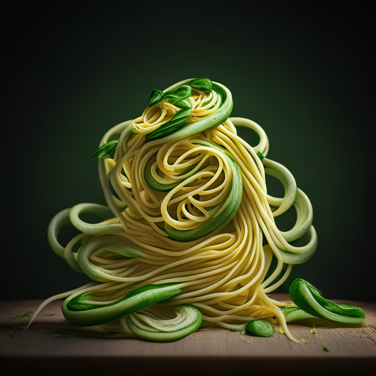 Zucchini Noodles, 4k