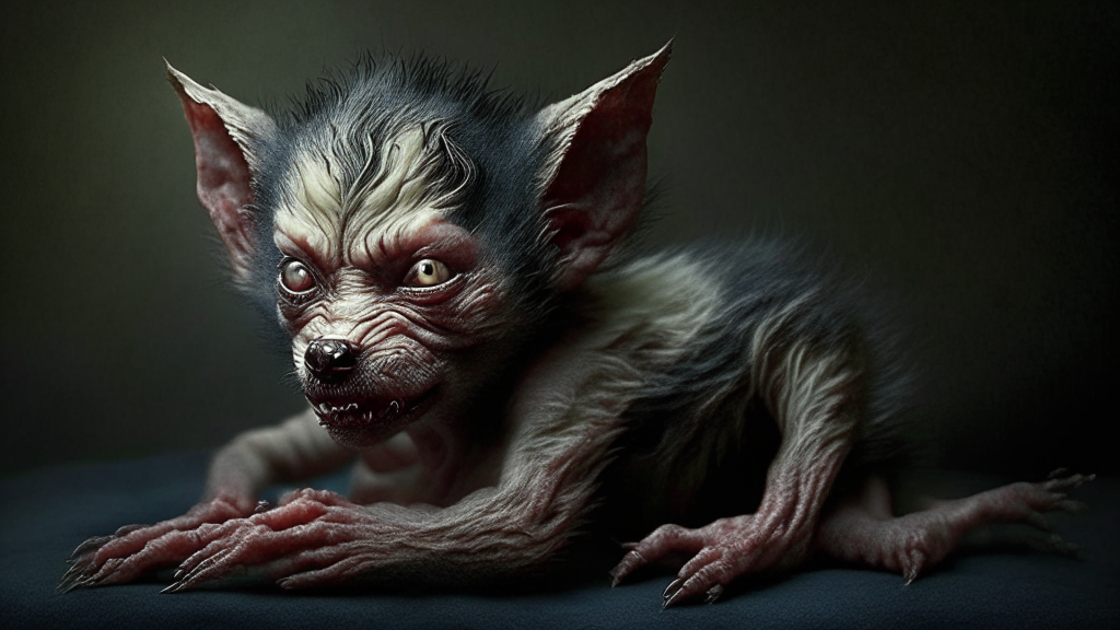 a hybrid werewolf newborn