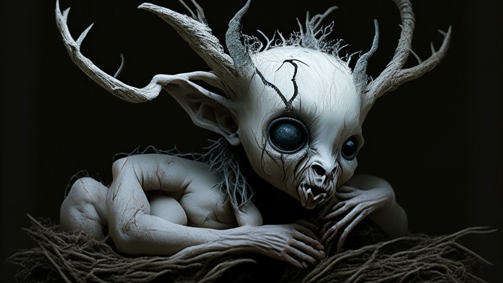 horror wendigo newborn baby