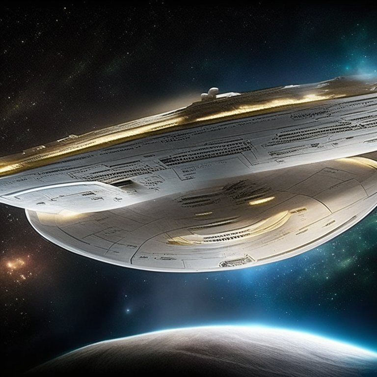 A USS Enterprise NX-1000 foi designada para investigar a misteriosa perda de contato com a USS Galaxy. Antes de partir em sua primeira missão, a tripulação da Enterprise passou por uma série de simulações e treinamentos intensos para se preparar para qualquer eventualidade.

A nave partiu para os confins do espaço, determinada a descobrir o que aconteceu com a Galaxy e trazer respostas à Federação de Planetas Unidos. Ao chegar ao local onde a Galaxy foi vista pela última vez, a tripulação da Enterprise encontrou destroços em torno de um planeta habitado por uma raça alienígena desconhecida.

Com cautela, a Enterprise enviou uma equipe de desembarque para investigar o planeta e procurar por sobreviventes da Galaxy. A equipe descobriu que a raça alienígena havia atacado a USS Galaxy e a tripulação tinha sido feita de refém.

Com a ajuda da tripulação da Enterprise, a equipe de desembarque conseguiu resgatar os sobreviventes e neutralizar a ameaça alienígena. A nave voltou à frota estelar com sucesso e forneceu informações valiosas sobre as culturas e tecnologias desconhecidas encontradas durante a missão.

A primeira missão da USS Enterprise NX-1000 foi um grande sucesso e mostrou a determinação, coragem e habilidade da tripulação da nave na exploração e na solução de problemas complexos no espaço profundo.