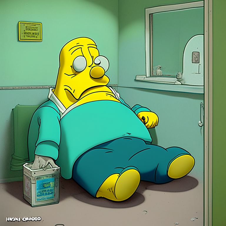 homero hospitalizado

