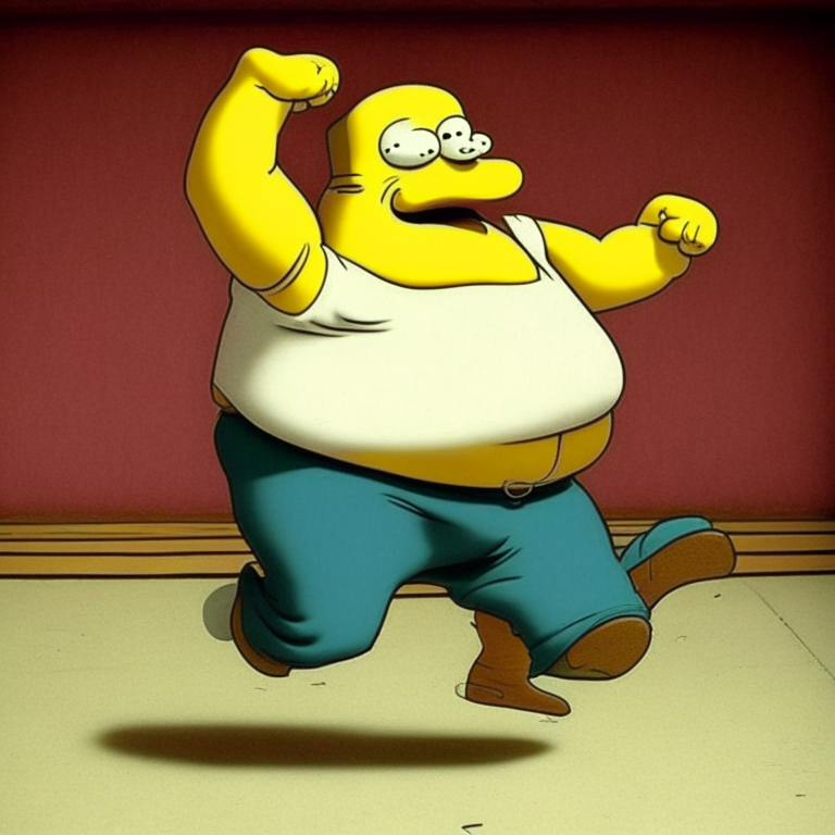 homero bailando