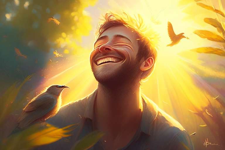 Julien began his journey by seeking moments of joy and gratitude in the little things in life. He took the time to enjoy the birdsong, the rays of the sun on his face and the warm smiles of others.