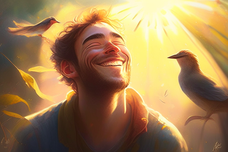 Julien began his journey by seeking moments of joy and gratitude in the little things in life. He took the time to enjoy the birdsong, the rays of the sun on his face and the warm smiles of others.