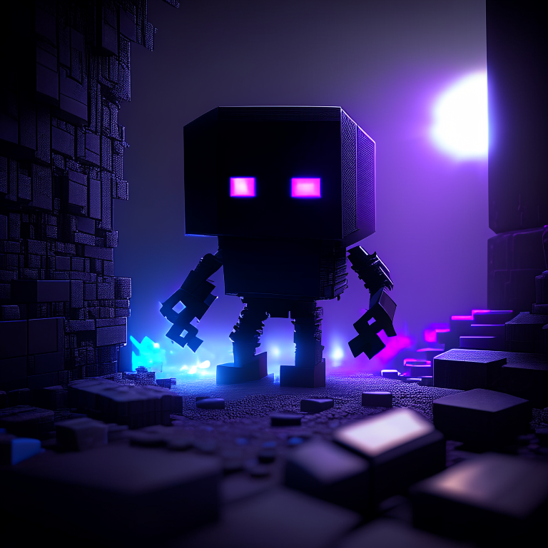 Minecraft realistic enderman