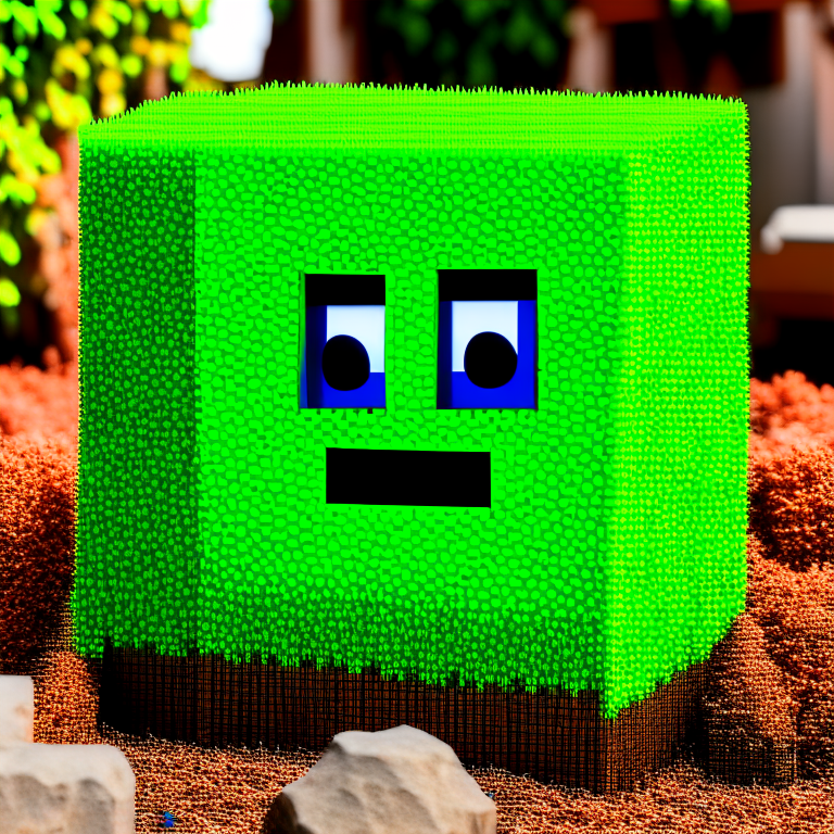 Minecraft Creeper ultra realistic 3D HD