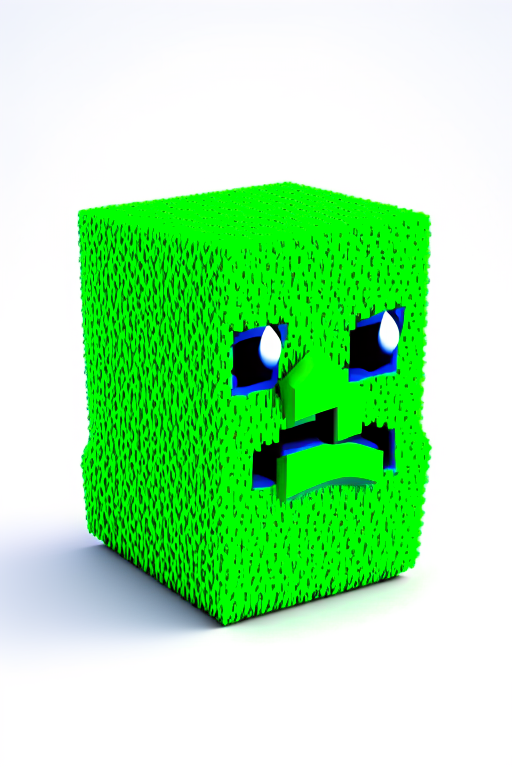 Minecraft Creeper ultra realistic 3D HD