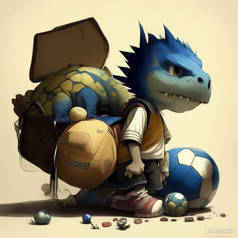Picoolo (kid) From Dragón Ball And Your Football Team Packing Their Bags