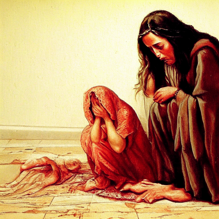 the woman who weeps at Jesus' feet.