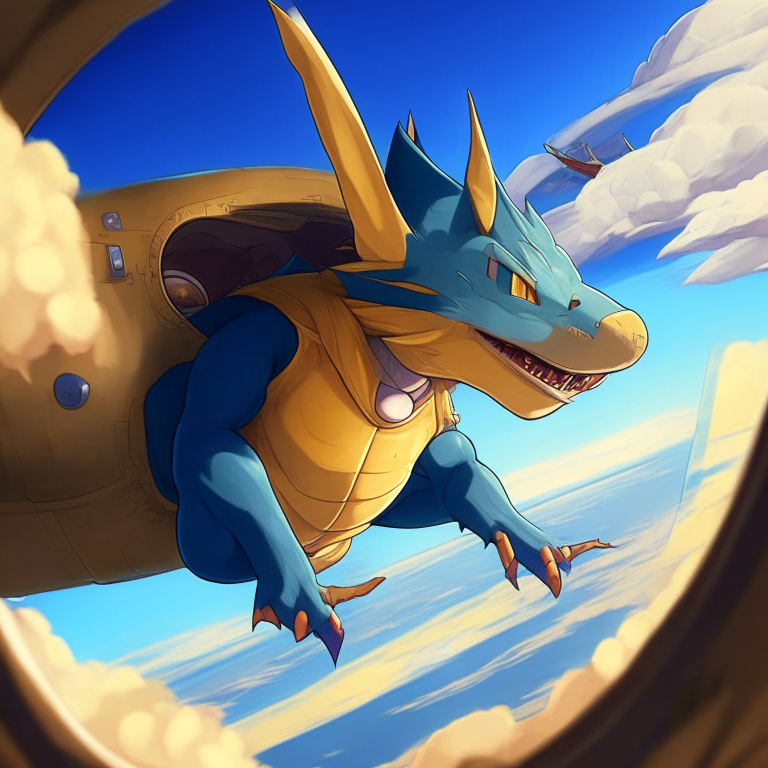 Picollo from Dragón Ball At The Plane
