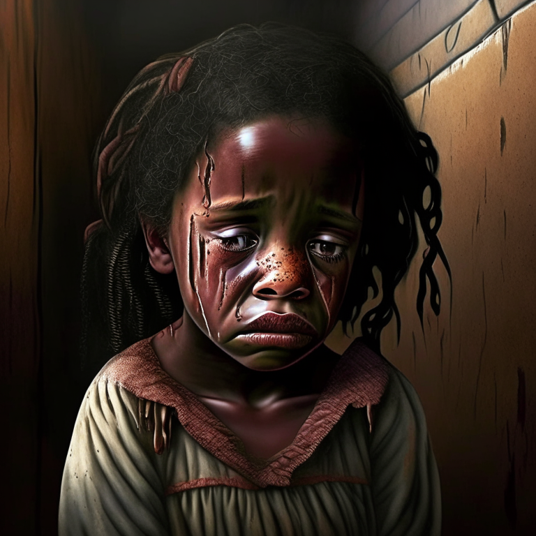 “Nixzmary Brown 7 -year-old girl who was tortured, crying, sad, in the house old”
