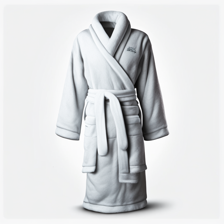 Design me   grey dressing gown, white, palamsticker 