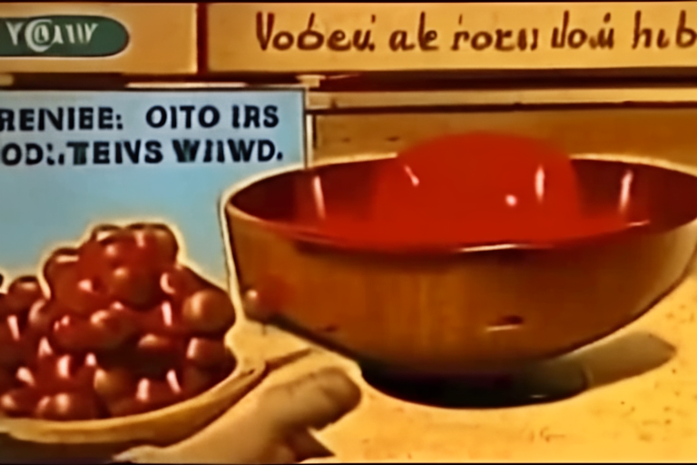 1950s tv commercial for wooden bowls