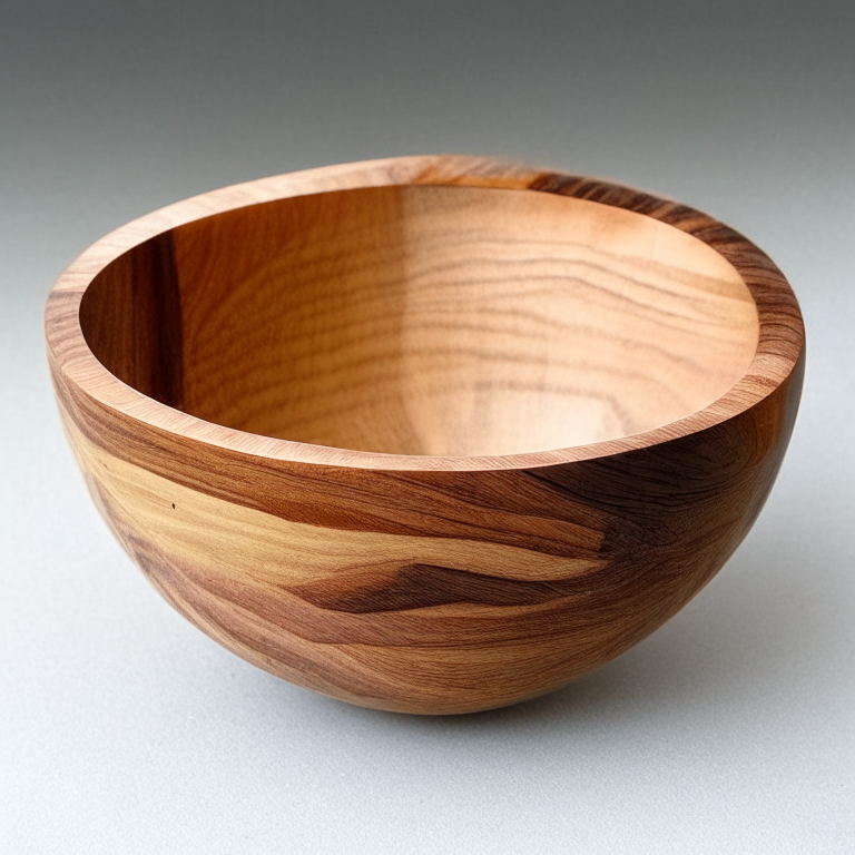 agatized wood bowl