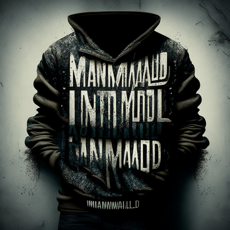 A street wear design of the word "manipulated" 