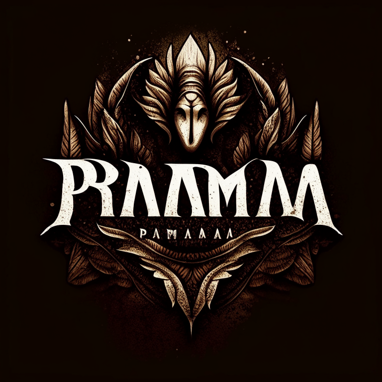 Tshirt Logo design for the word parama