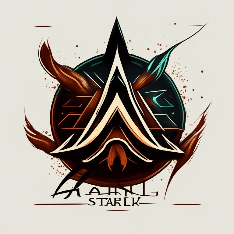 the logo design but with no text