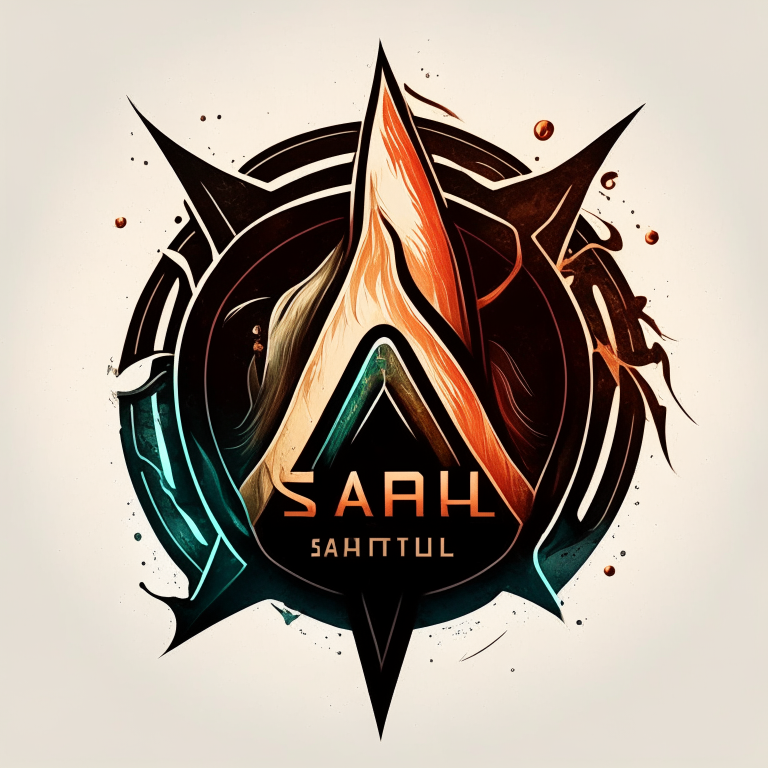 the logo design but with no text