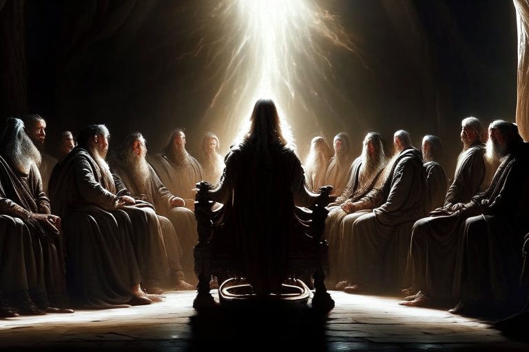 And the twenty-four elders, who are seated on their thrones before God, fell upon his face and worshipped God