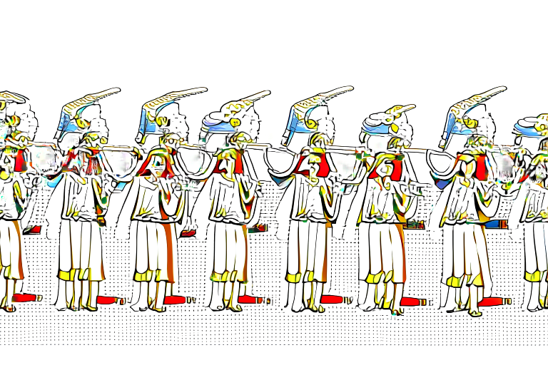 Revelation describes seven trumpets that are sounded by seven angels,