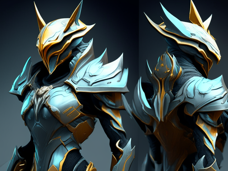 Render the selected image as a warframe suit