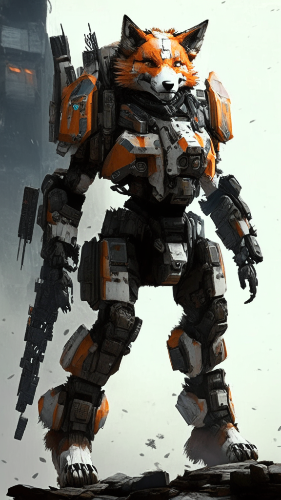 titanfall titan ronin as a fox